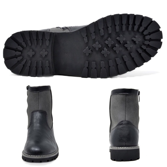 NEW Mens Bruno Stone Dress Oxford Snow Boots - Picture 2 of 2